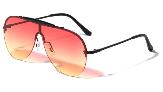 One Piece Color Lens Sunglasses m10530-oc