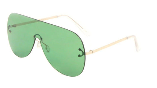 Metallic Rimless Sunglasses m10542-co