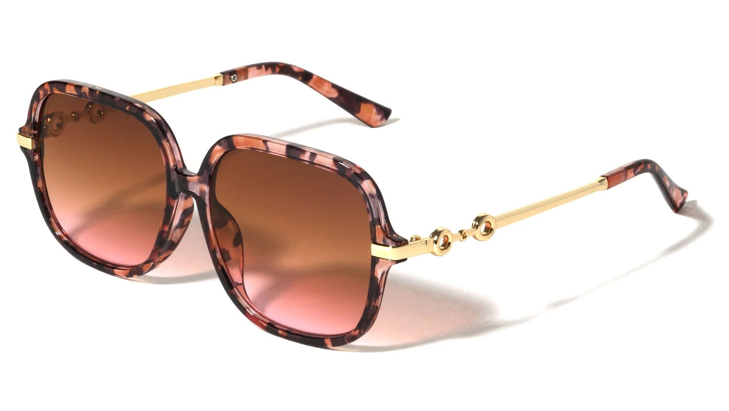 Metallic Square Butterfly Sunglasses p30668