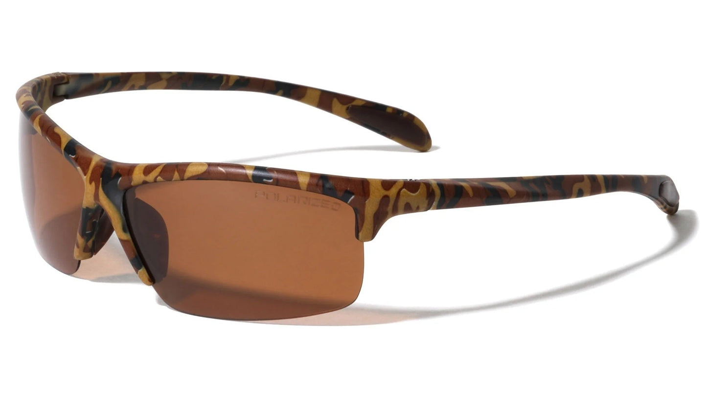 Polarized Semi Rimless Shades pol-p9535-camo