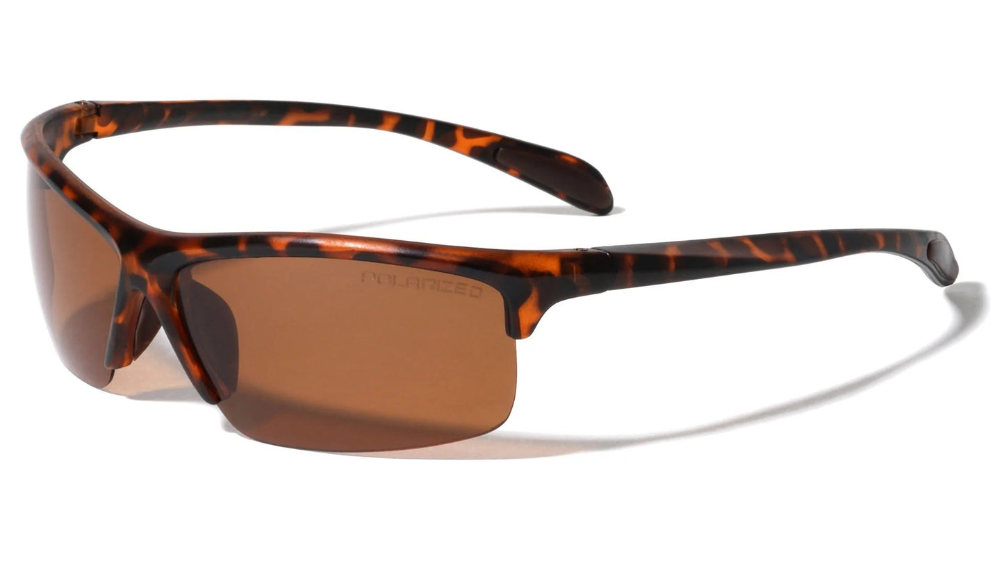 Polarized Semi Rimless Shades pol-p9535-camo