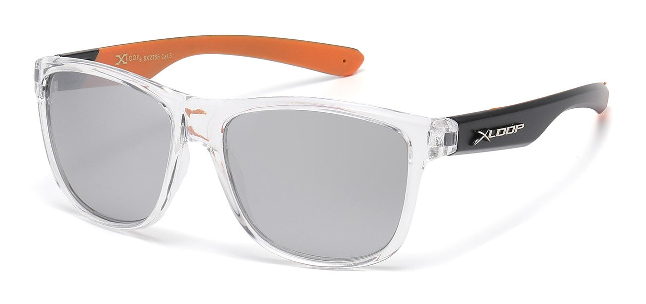 X-Loop Crystal Clear Square Sunglasses x2765