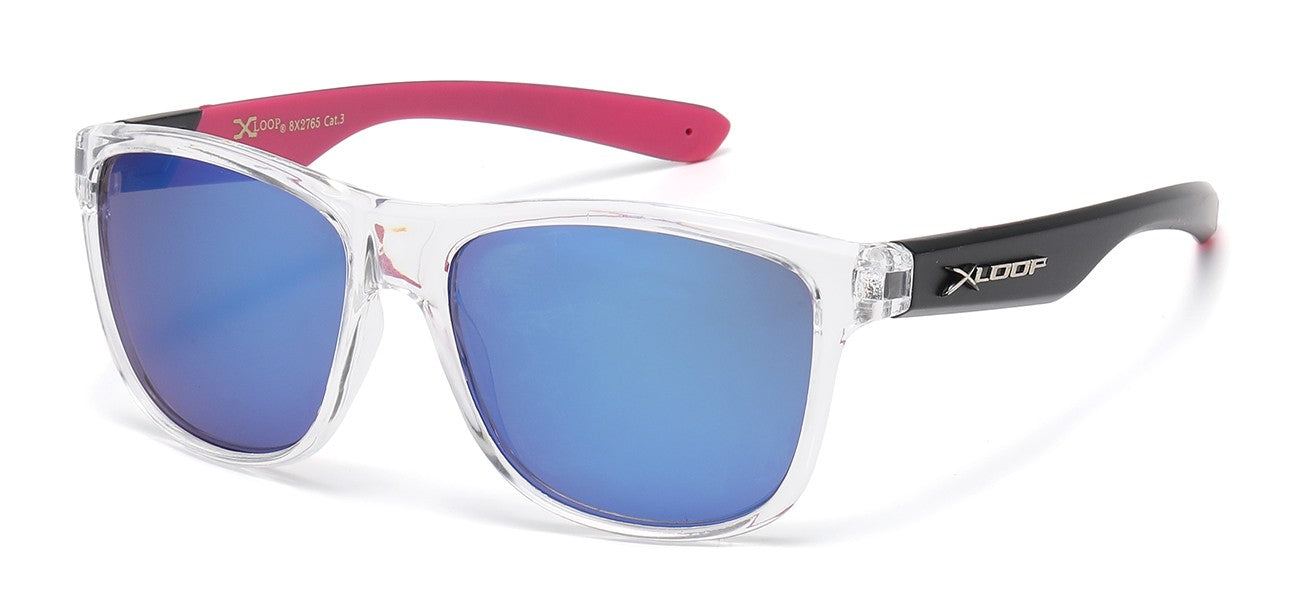 X-Loop Crystal Clear Square Sunglasses x2765