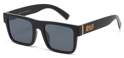 Locs Black Square Sunglasses loc91297-bk