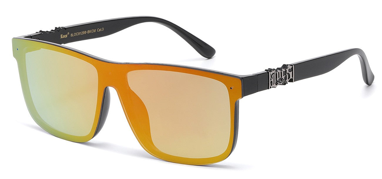 Locs Classic Chic Sunglasses loc91298-bkcm