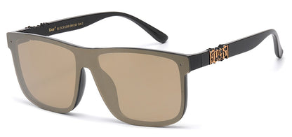Locs Classic Chic Sunglasses loc91298-bkcm