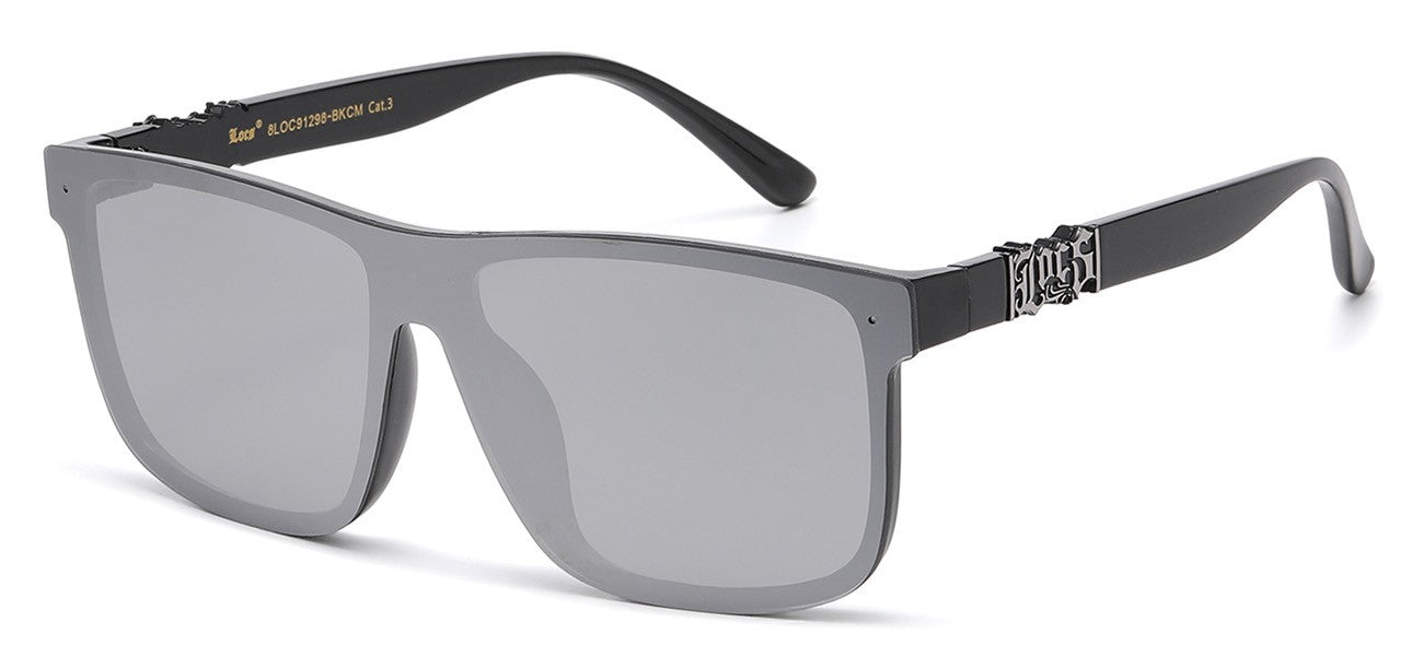 Locs Classic Chic Sunglasses loc91298-bkcm