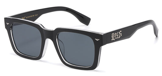 Locs Square Frame Sunglasses loc91300-bk