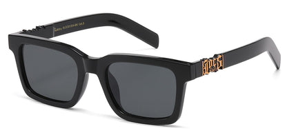 Locs Bold Square Sunglasses loc91304-bk