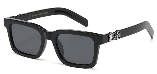 Locs Bold Square Sunglasses loc91304-bk
