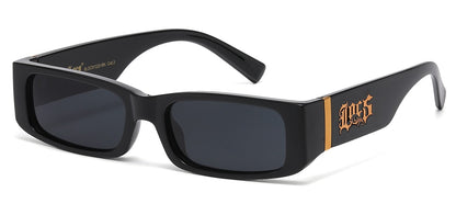 Locs Slim Rectangle Sunglasses loc91320-bk
