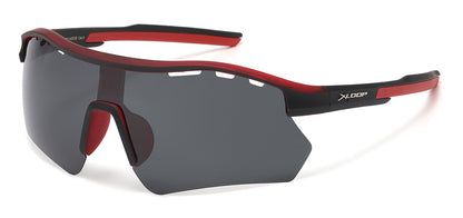 X-Loop Polarized Wrap Sunglasses pz-x3718