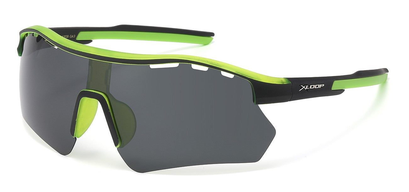 X-Loop Polarized Wrap Sunglasses pz-x3718
