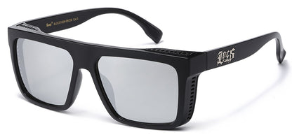 Locs Mirror Square Sunglasses loc91326-bkcm