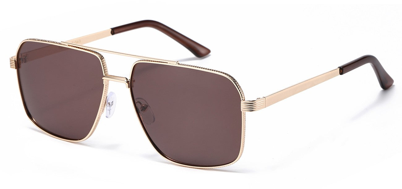 Polarized Square Metallic Aviator pz-av5227