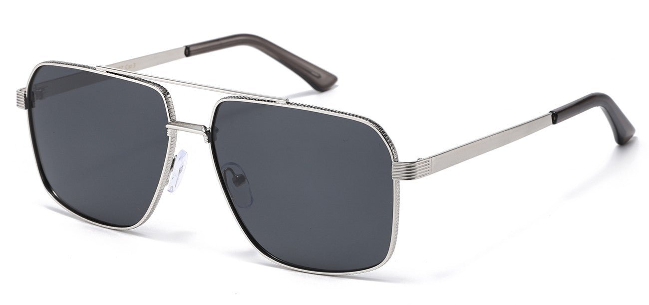 Polarized Square Metallic Aviator pz-av5227