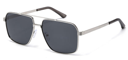 Polarized Square Metallic Aviator pz-av5227