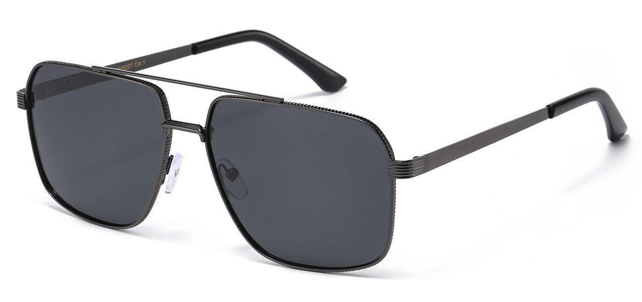 Polarized Square Metallic Aviator pz-av5227