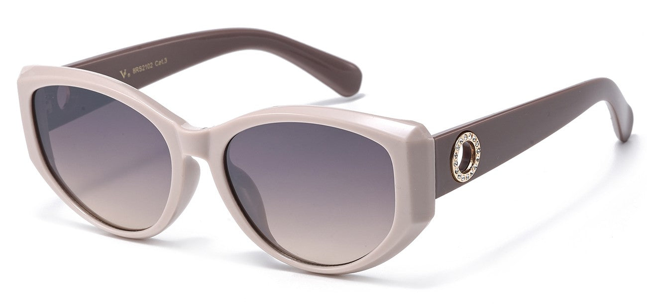 Rhinestone Cat Eye Frame Sunglasses rs2102