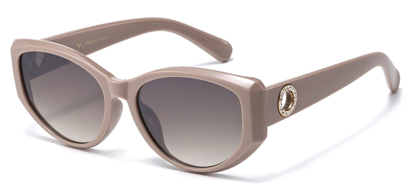 Rhinestone Cat Eye Frame Sunglasses rs2102