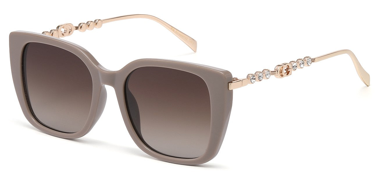 Rhinestone Square Frame Sunglasses rs2105