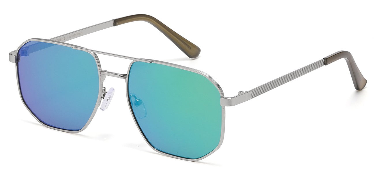Air Force Metallic Silver Aviator av5228