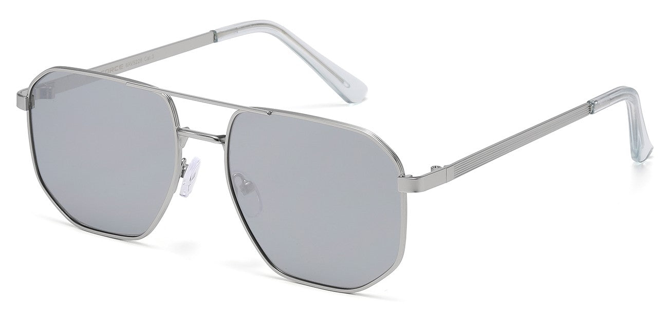 Air Force Metallic Silver Aviator av5228