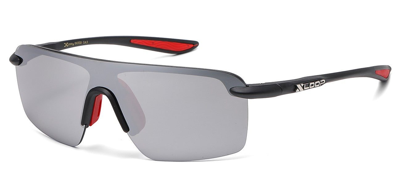 Xloop Metallic Semi Rimless Sunglasses x3723