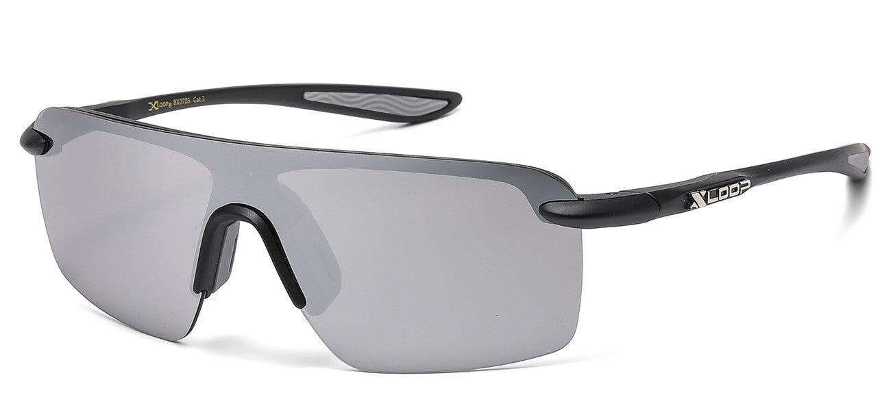 Xloop Metallic Semi Rimless Sunglasses x3723