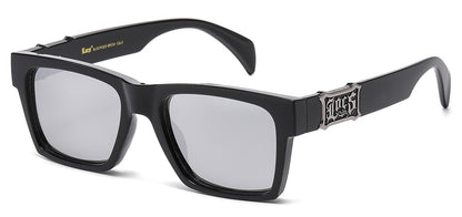 Locs Mirror Lens Sunglasses loc91323-bkcm