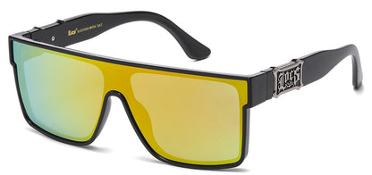 Locs Mirror Lens Sunglasses loc91324-bkcm