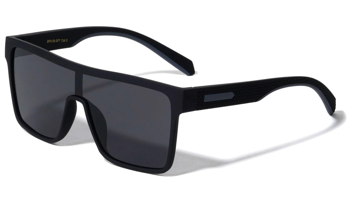 Oversized Sports Shield Sunglasses bp0130-sft