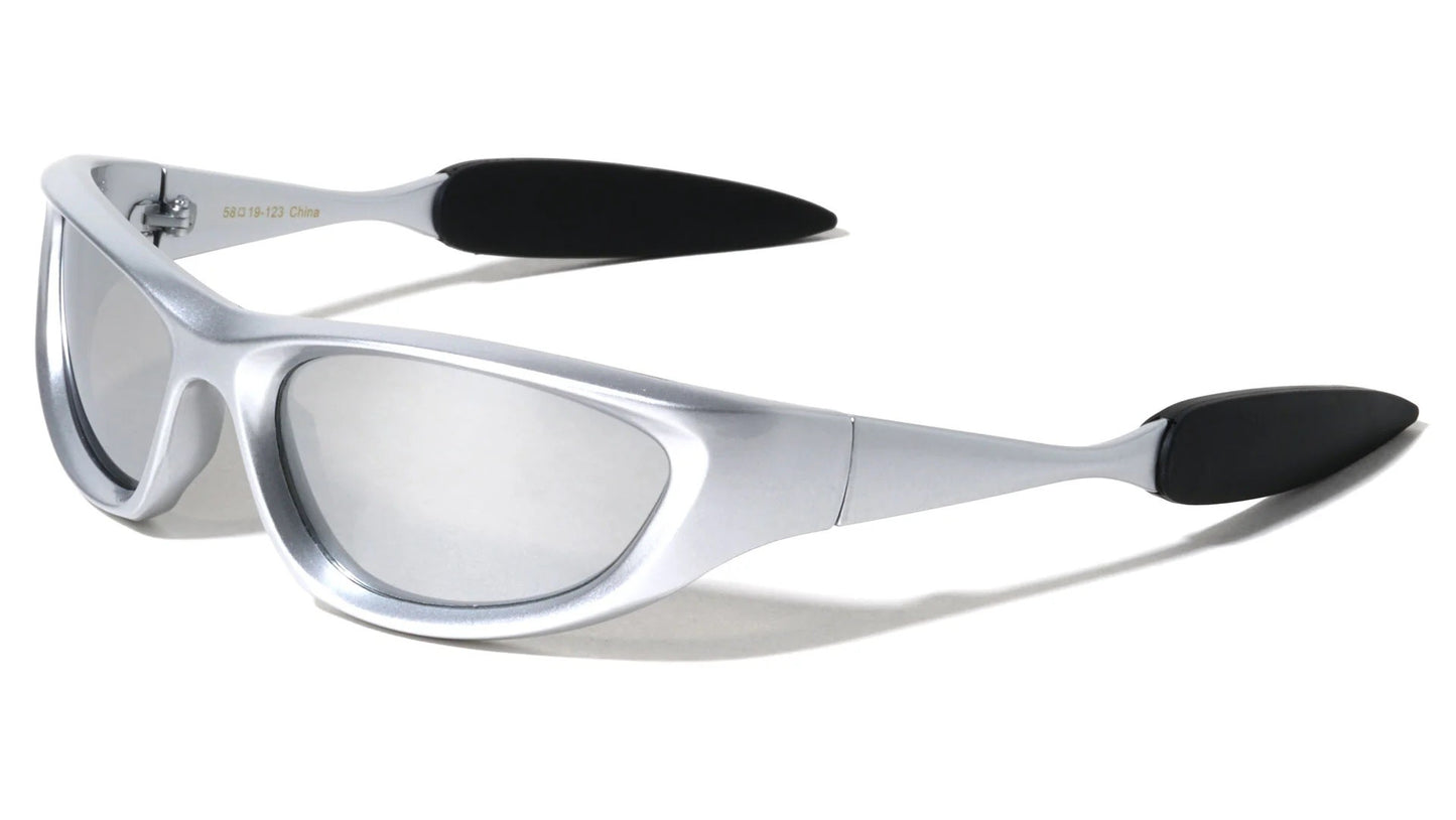 Mirrored Wrap Sunglasses bp0236