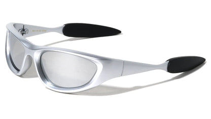 Mirrored Wrap Sunglasses bp0236