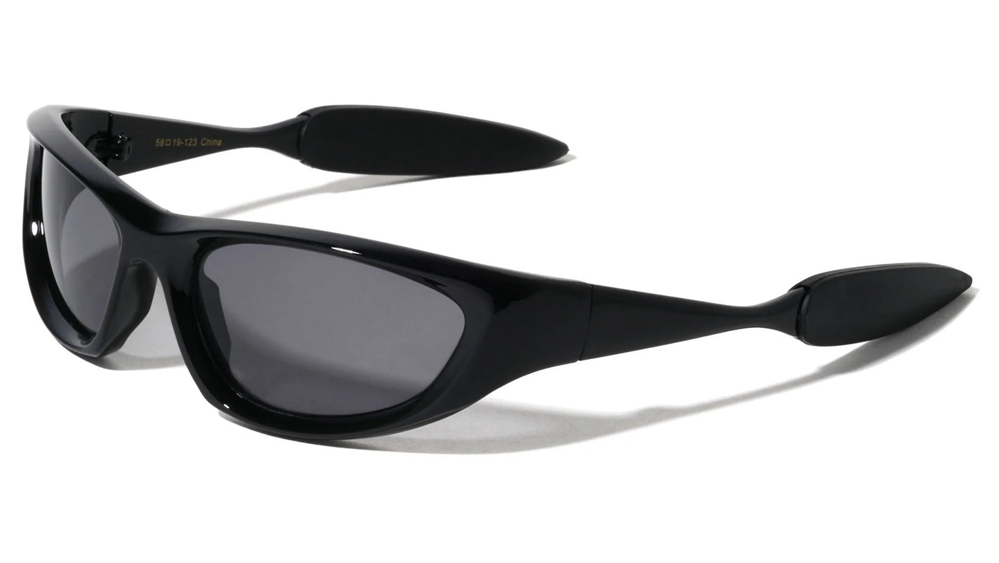 Mirrored Wrap Sunglasses bp0236