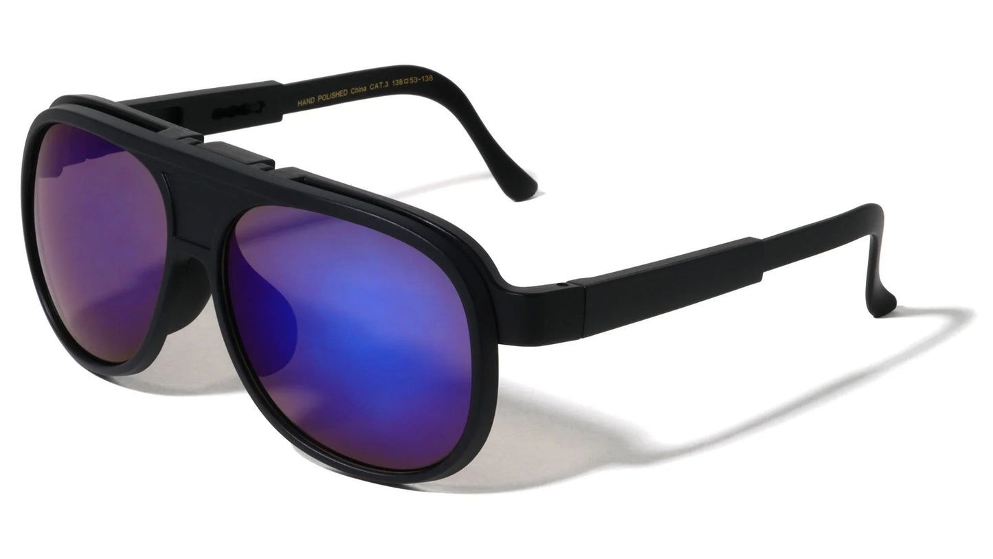 Oversized Retro Pilot Sunglasses  bp0237-flip