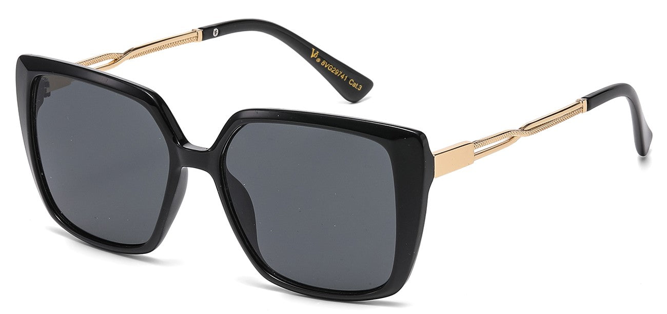 VG Metallic  Square Frame Sunglasses vg29741