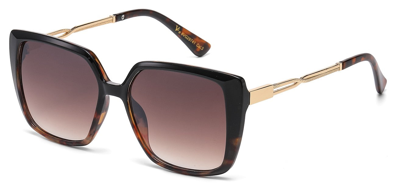 VG Metallic  Square Frame Sunglasses vg29741