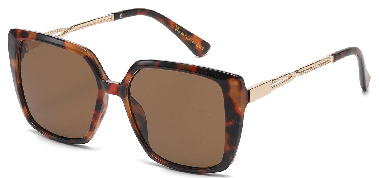 VG Metallic  Square Frame Sunglasses vg29741