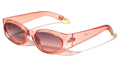 Retro Crystal Oval Sunglasses p1127