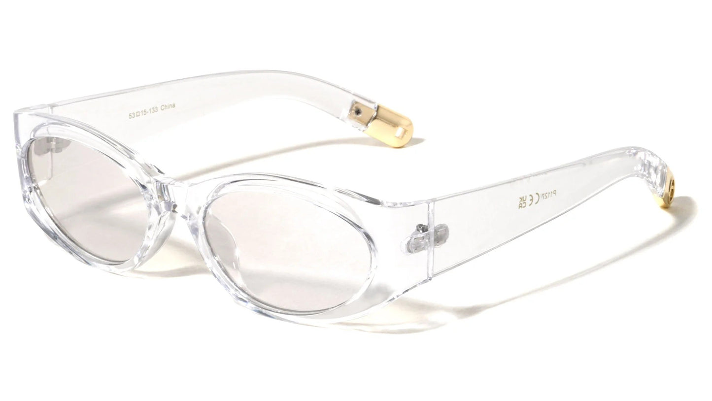 Retro Crystal Oval Sunglasses p1127