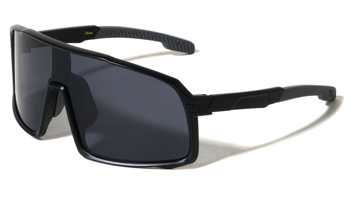 Mirrored Sports Shield Sunglasses bp0324-cm