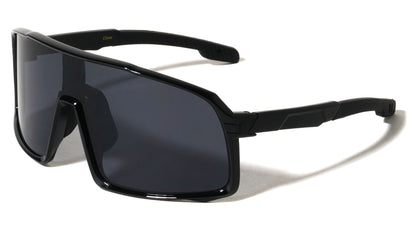Mirrored Sports Shield Sunglasses bp0324-cm