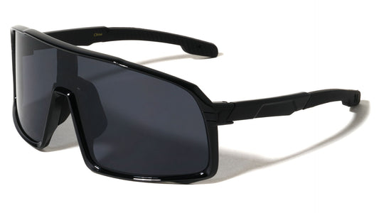 Mirrored Sports Shield Sunglasses bp0324-cm