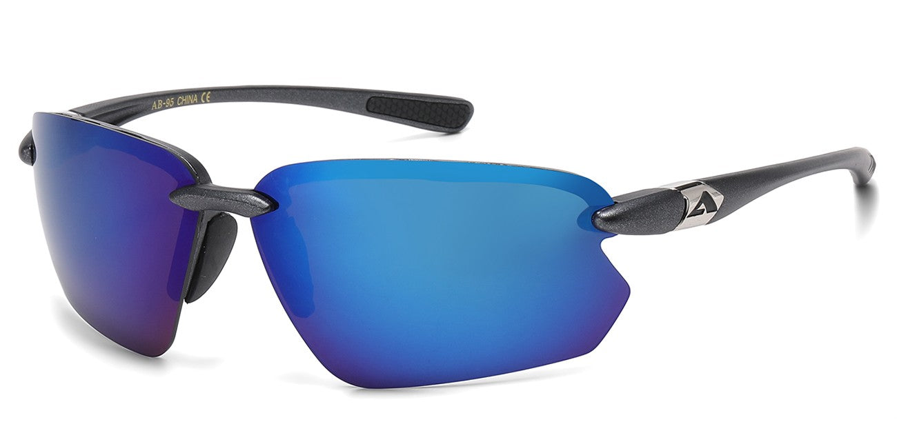 Arctic Blue Sports Wrap Sunglasses ab-95
