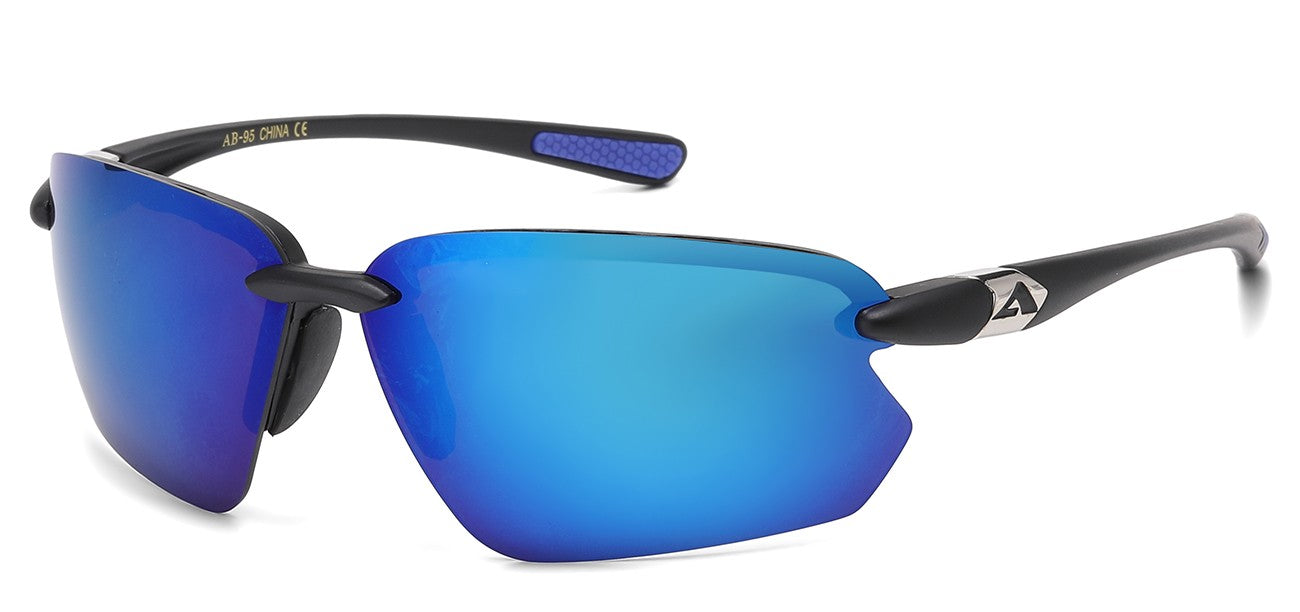Arctic Blue Sports Wrap Sunglasses ab-95