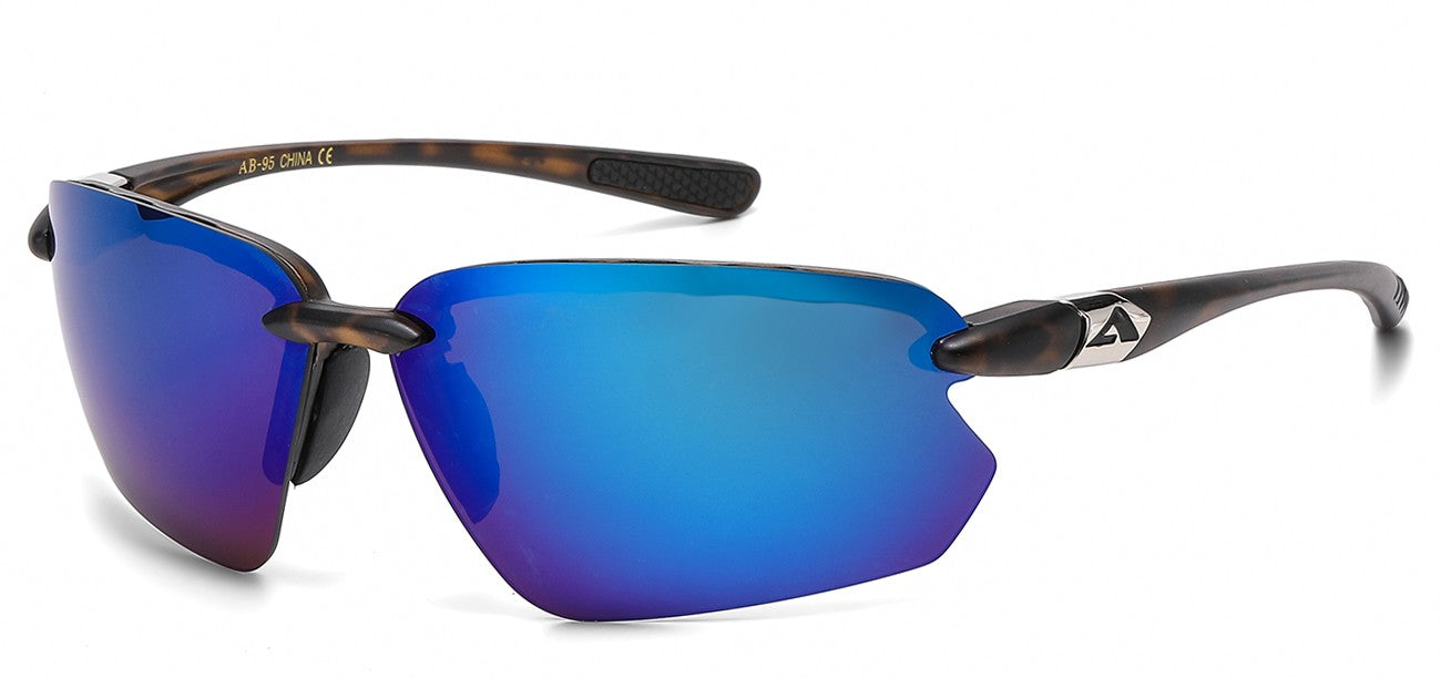 Arctic Blue Sports Wrap Sunglasses ab-95