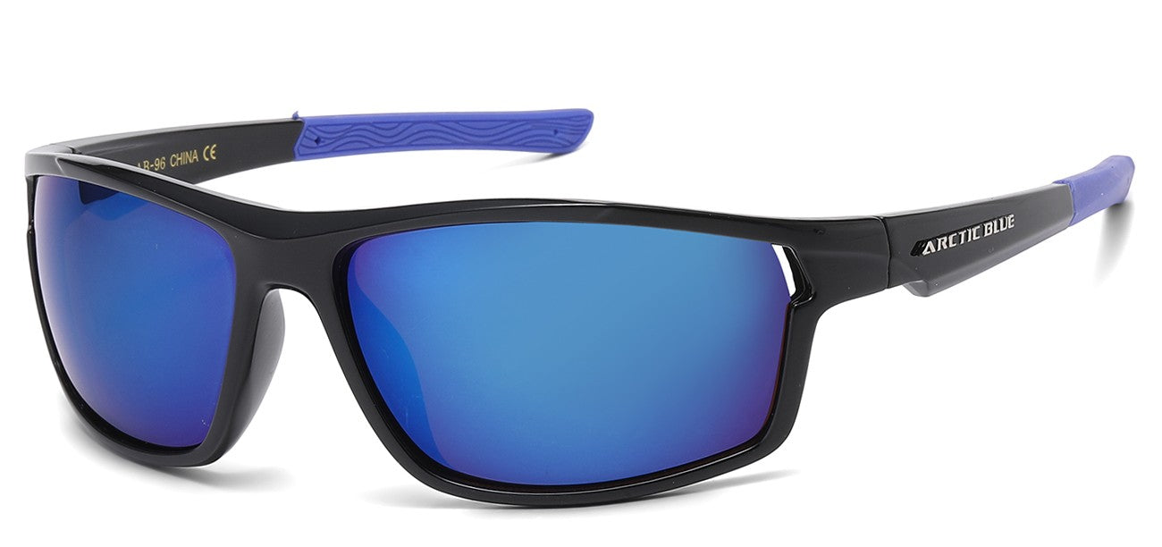 Arctic Blue Sports Wrap Sunglasses ab-96