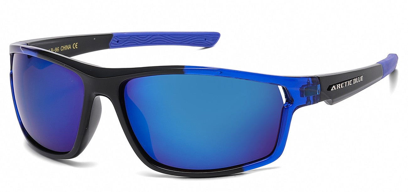 Arctic Blue Sports Wrap Sunglasses ab-96