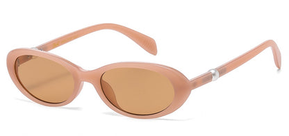 Giselle Slim Oval Frame Sunglasses gsl22757